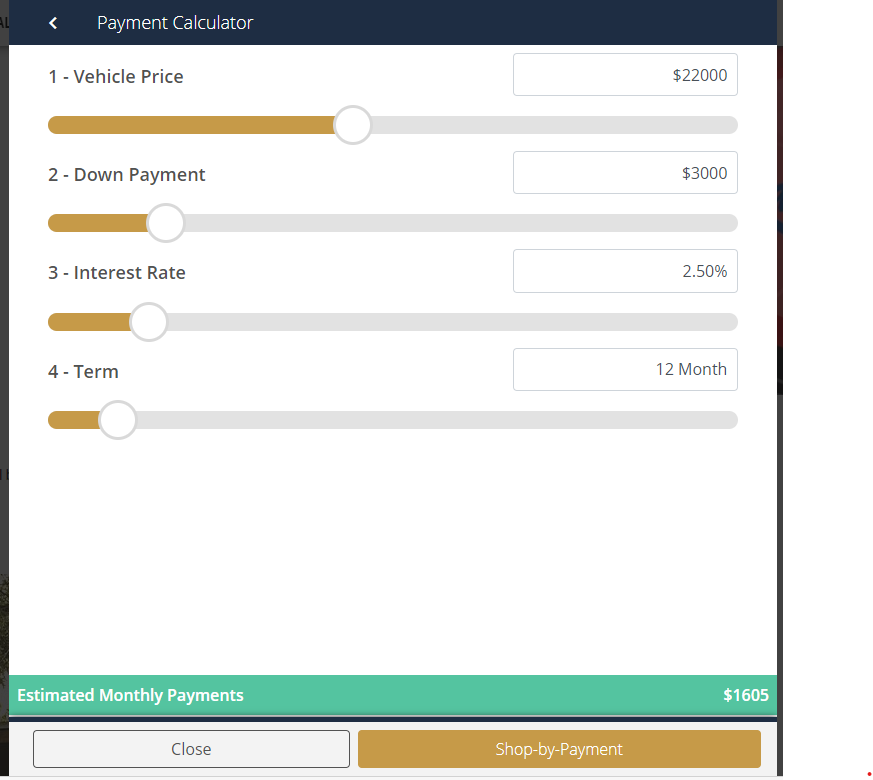 Car Payment Calculator Tool