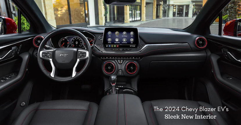 Chevy Blazer EV Interior Features Futuristic Styling
