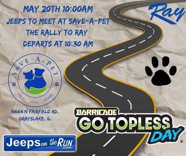 Jeeps on the Run Go Topless Day