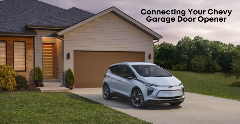 Connecting Your Chevy Garage Door Opener