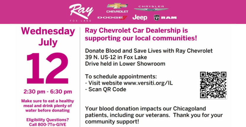 Ray Auto Group Blood Drive