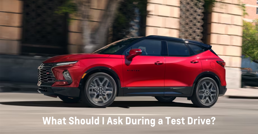 Questions to Ask During a Test Drive