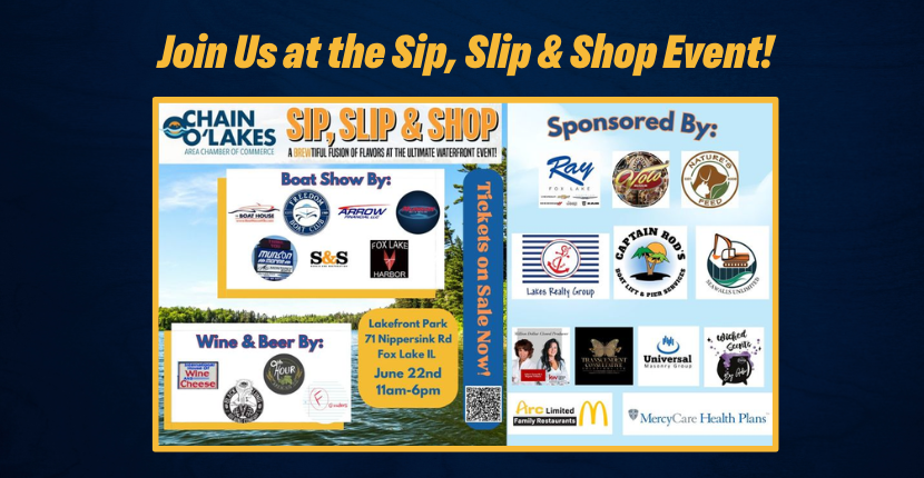 Sip Slip and Shop Event